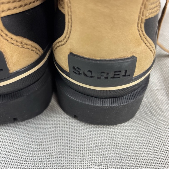 Sorel Tan and Black Lace-Up Rain & Snow Boots main image 9